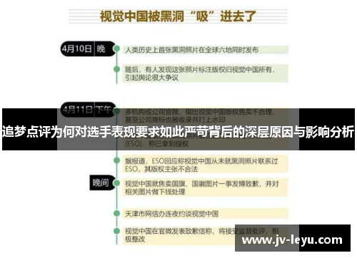 追梦点评为何对选手表现要求如此严苛背后的深层原因与影响分析